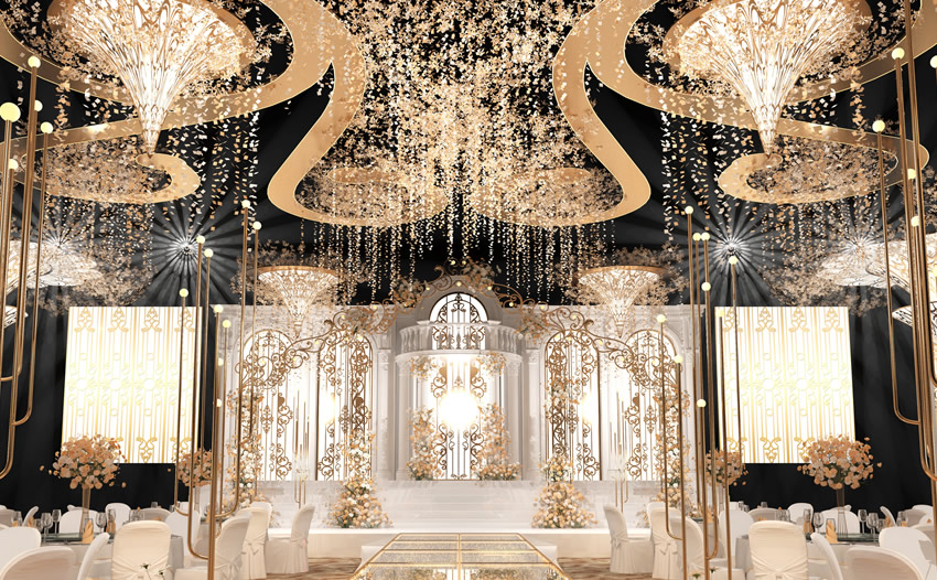 丽江花木兰喜事汇金色大厅效果展示